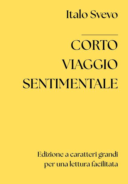 Corto viaggio sentimentale - Italo Svevo - copertina