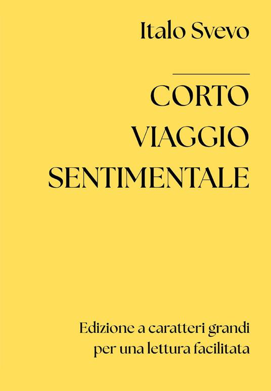 Corto viaggio sentimentale - Italo Svevo - copertina