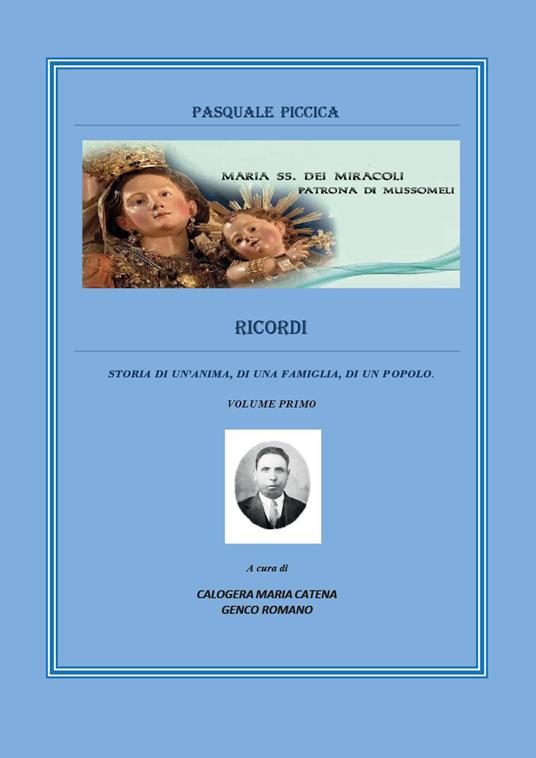 Ricordi. Vol. 1 - Pasquale Piccica - copertina