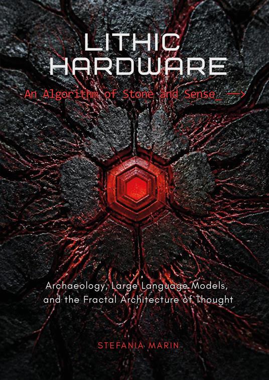 Lithic hardware. An algorithm of stone and sense. Archaeology, large language models, and the fractal architecture of thought - Stefania Marin - copertina