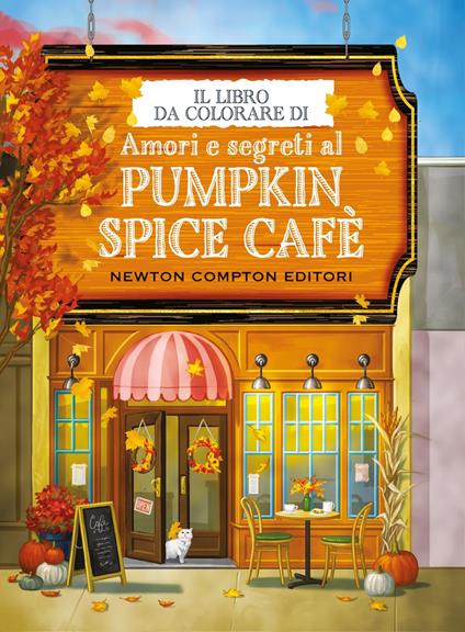 Il libro da colorare di «Amori e segreti al Pumpkin Spice Cafè» - copertina