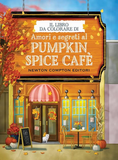 Il libro da colorare di Amori e segreti al Pumpkin Spice Cafè - copertina