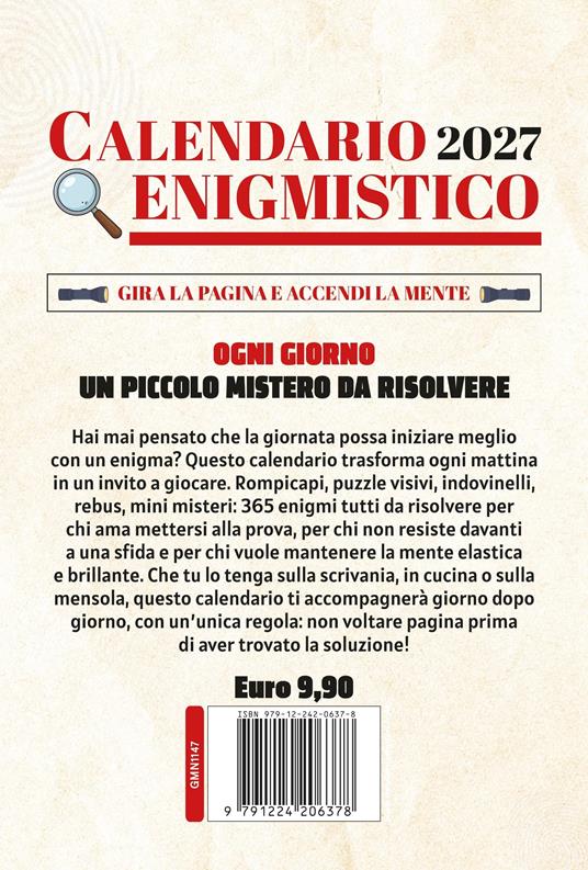Calendario enigmistico 2027 - Iacopo Cellini - 2