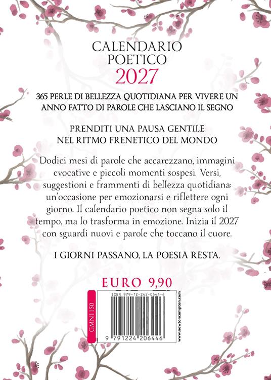 Calendario poetico 2027 - 2