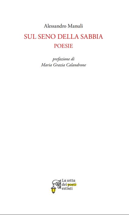 Sul seno della sabbia - Alessandro Manuli - copertina