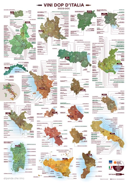 Vini DOP d'Italia (DOCG-DOC) - Luca Gonzato - copertina