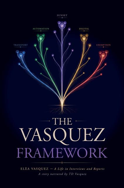 The Vasquez framework. Elèa Vasquez. A life in interviews and reports - TD Vasquez - copertina