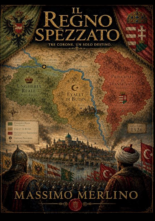 Il regno spezzato. Tre corone, un solo destino - Massimo Merlino - copertina