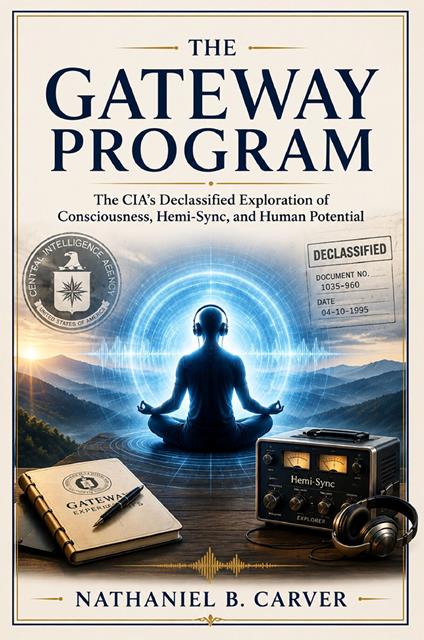 The Gateway Program. The CIA's Declassified Exploration of Consciousness, Hemi-Sync, and Human Potential - Nathaniel B. Carver - copertina