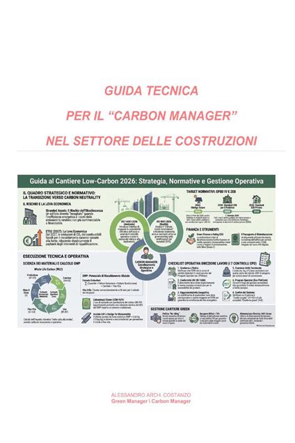 La guida del Carbon Manager nelle costruzioni. Cantiere «Low-Carbon». Mitigazione dell'impronta di carbonio nel settore delle costruzioni - AA - ebook