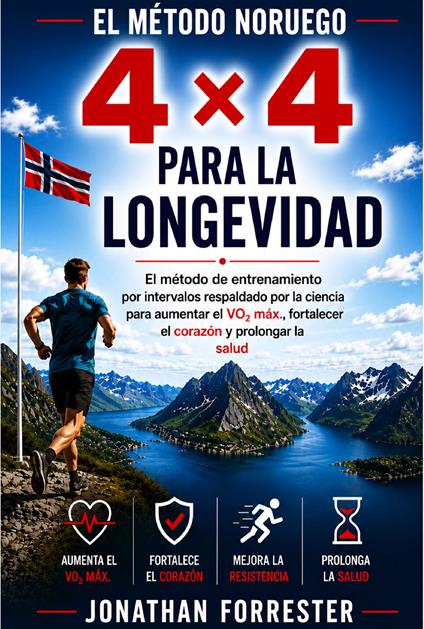 El método noruego 4×4 para la longevidad - Jonathan Forrester - copertina