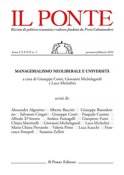 Il Ponte, numero 1 / 2026 - V.V.A.A. - ebook