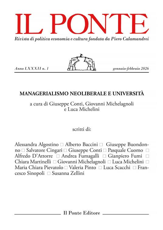 Il Ponte, numero 1 / 2026 - V.V.A.A. - ebook