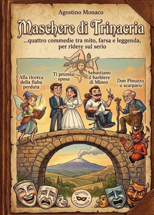 Maschere di Trinacria - Agostino Monaco - copertina