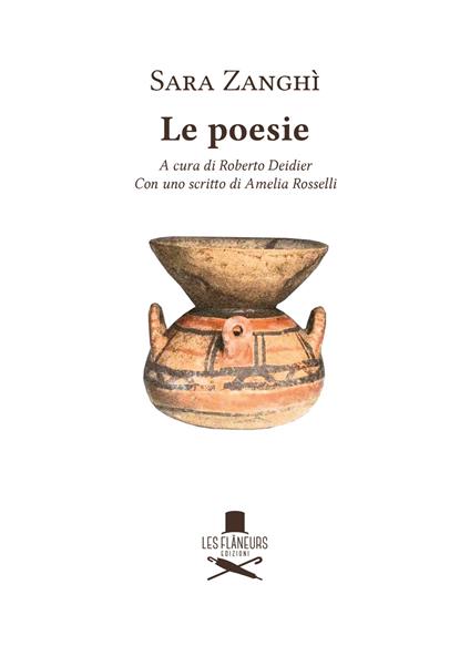 Le poesie - Sara Zanghì - copertina