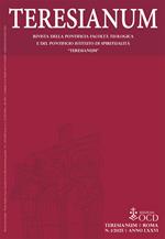 Teresianum. Rivista della Pontificia Facoltà Teologica e del Pontificio Istituto di Spiritualità «Teresianum» (2025). Vol. 1