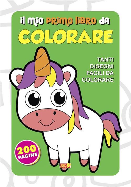 Il mio primo libro da colorare. Verde. Ediz. a colori - copertina