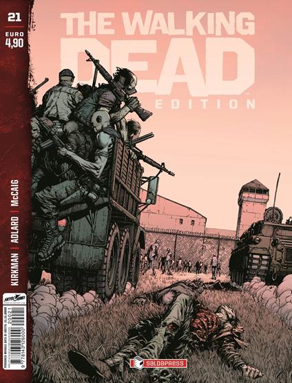 The walking dead. Color edition. Vol. 21 - Robert Kirkman - copertina