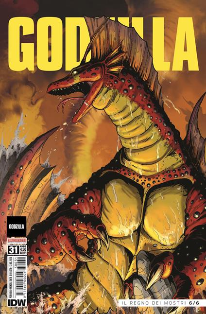 Godzilla. Vol. 31: Il regno dei mostri 6/6 - Jason Ciaramella,Tracy Marsh,Eric Powell - copertina