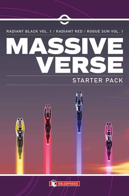 Massive-Verse. Starter pack: Radiant black vol.1-Radiant red-Rogue sun vol.1 - Kyle Higgins,Cherish Chen,David Lafuente - copertina