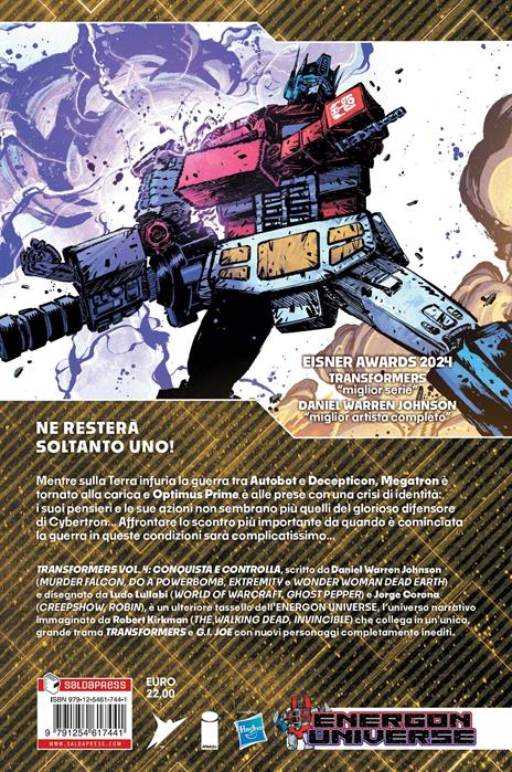 Transformers. Vol. 4: Conquista e controlla - Daniel Warren Johnson - 3
