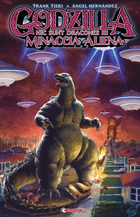 Godzilla. Hic sunt dracones III. Minaccia aliena - Frank Tieri - copertina