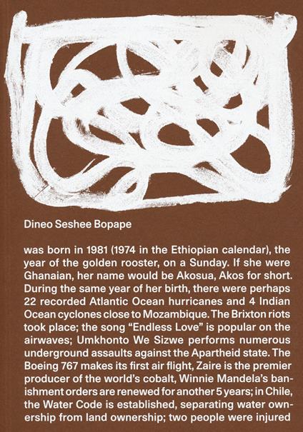 Dineo Seshee Bopape - copertina