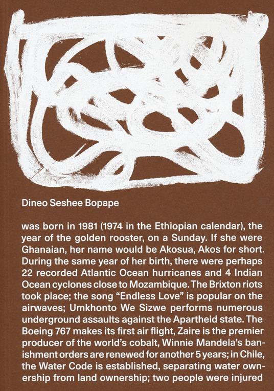 Dineo Seshee Bopape - copertina