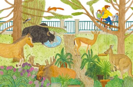 Ho visto un alce in giardino. Ediz. a colori - Elena Rossini - 4