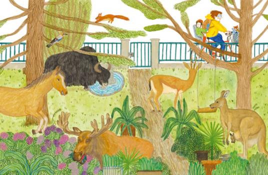 Ho visto un alce in giardino. Ediz. a colori - Elena Rossini - 4