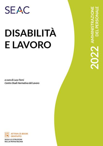 Disabilità e lavoro - copertina