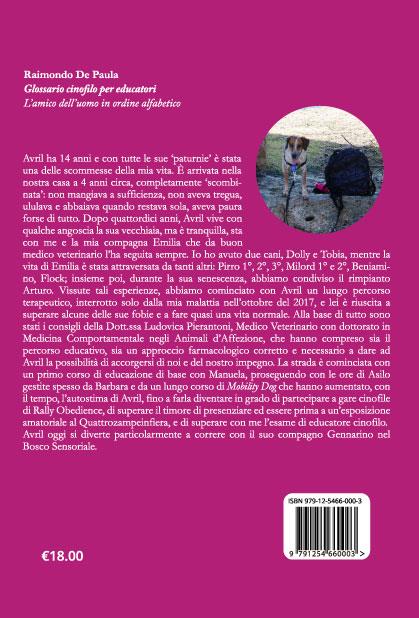 Glossario cinofilo per educatori. L'amico dell'uomo in ordine alfabetico - Raimondo De Paula - 2