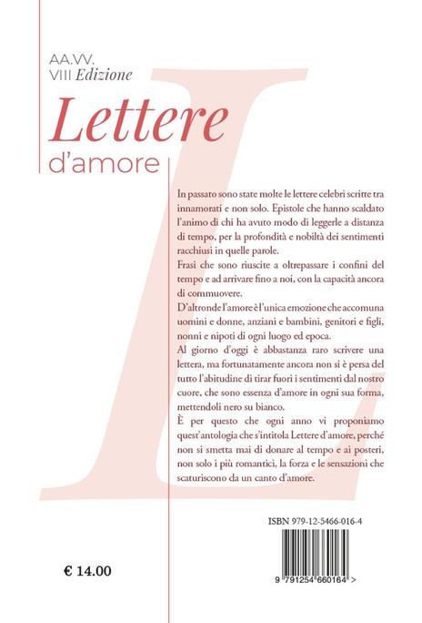 Lettere d'amore. VIII edizione Concorso di poesie e lettere d'amore inedite - 2