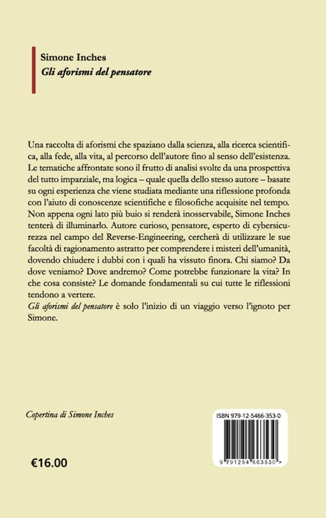 Gli aforismi del pensatore - Simone Inches - 2