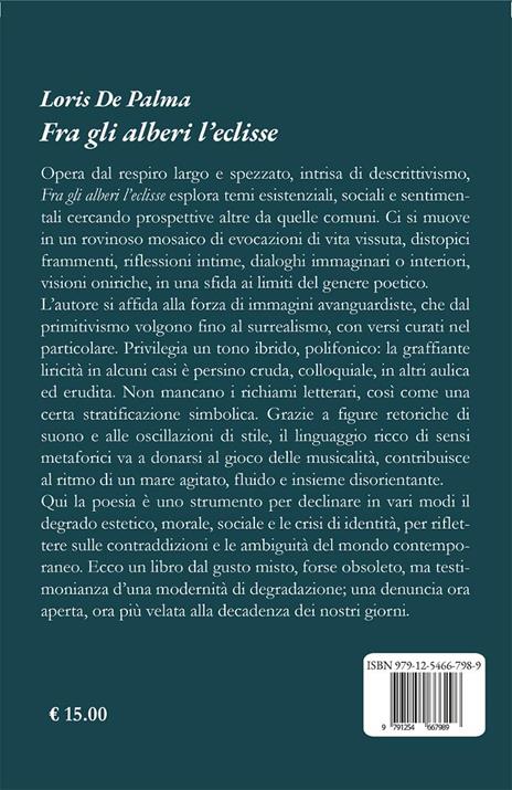 Fra gli alberi l'eclisse - Loris De Palma - 2