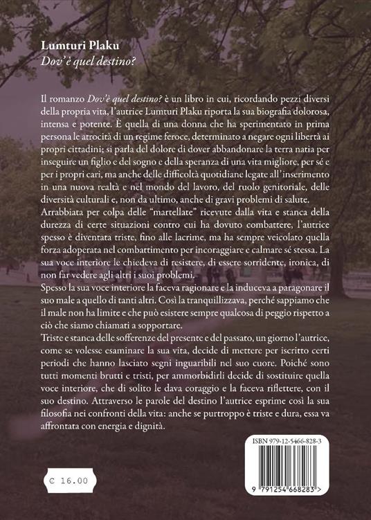 Dov'è quel destino? - Lumturi Plaku - 2