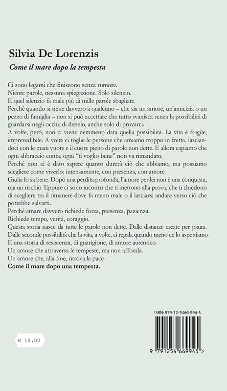 Come il mare dopo la tempesta - Silvia De Lorenzis - 2