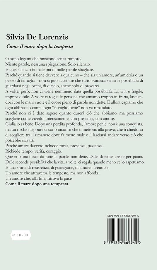 Come il mare dopo la tempesta - Silvia De Lorenzis - 2
