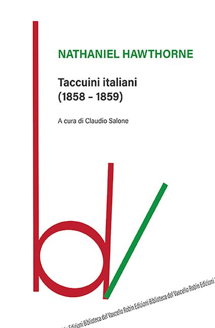 Taccuini italiani (1858-1859) - Nathaniel Hawthorne - copertina