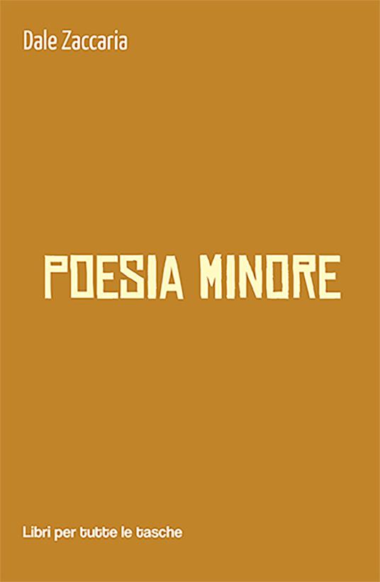 Poesia minore - Dale Zaccaria - copertina