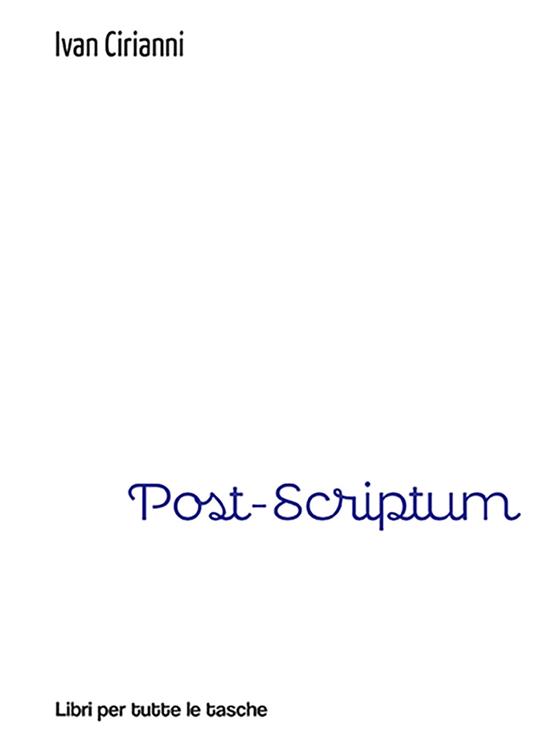 Post-scriptum - Ivan Cirianni - copertina