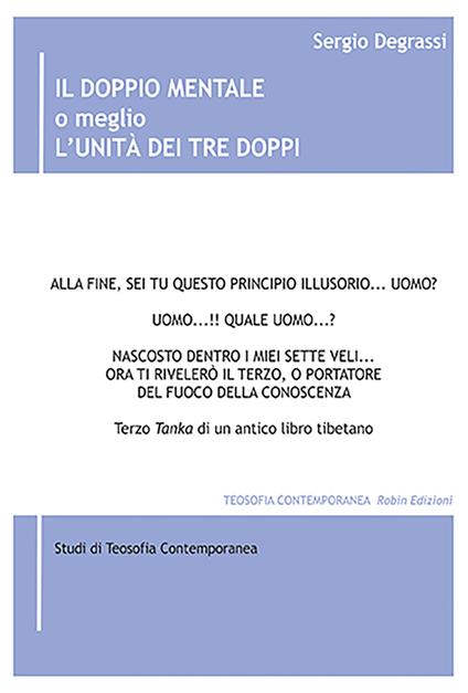 Il doppio mentale o meglio l'unità dei Tre Doppi - Sergio Degrassi - copertina