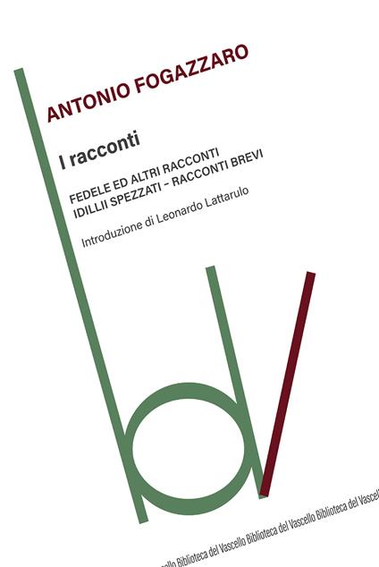 I racconti - Antonio Fogazzaro - copertina