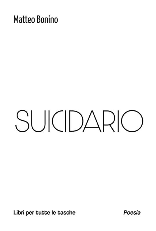 Suicidario - Matteo Bonino - copertina