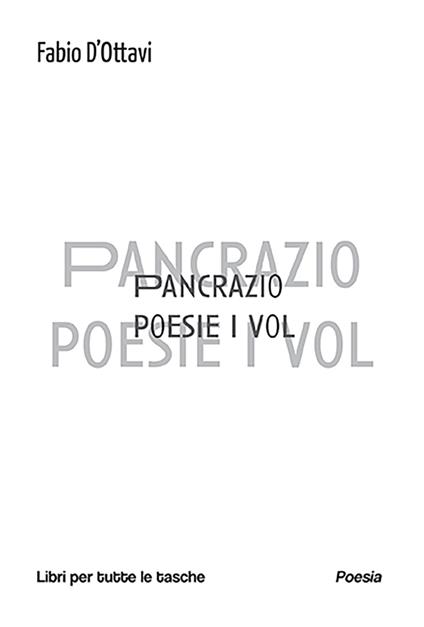 Pancrazio. Vol. 1 - Fabio D'Ottavi - copertina