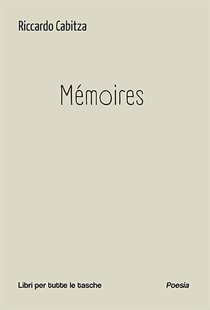 Mémoires - Riccardo Cabitza - copertina