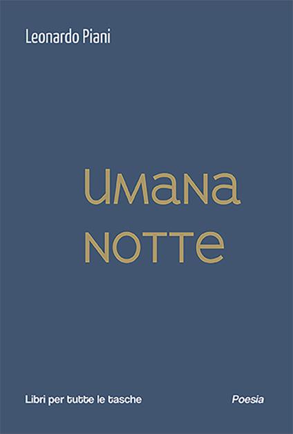 Umana notte - Leonardo Piani - copertina