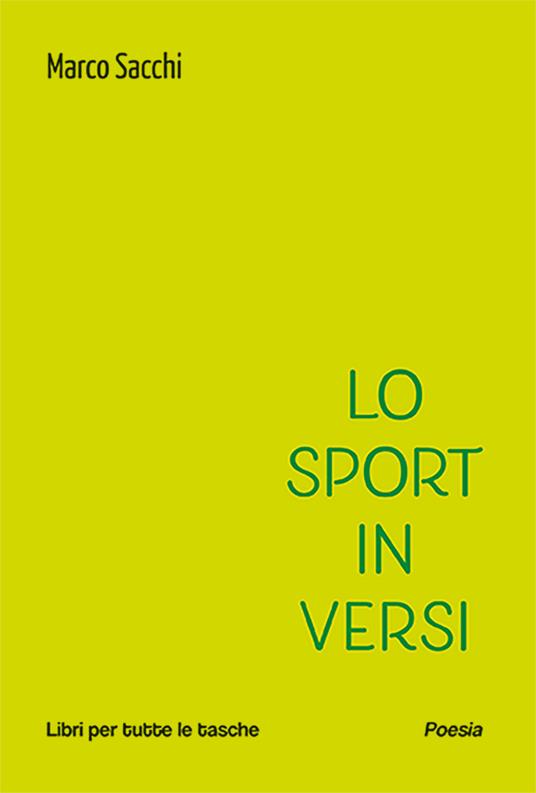 Lo sport in versi - Marco Sacchi - copertina