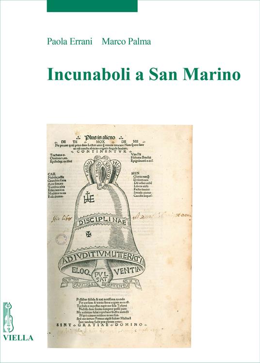 Incunaboli a San Marino - Paola Errani,Marco Palma - copertina