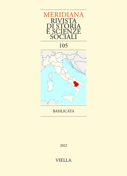Meridiana. Rivista di storia e scienze sociali (2022). Vol. 105: Basilicata - copertina